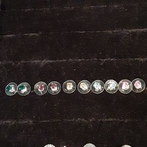 Swarovski stud earrings